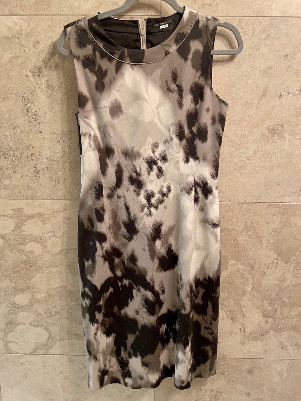 Elie Tahari watercolor dress size 4